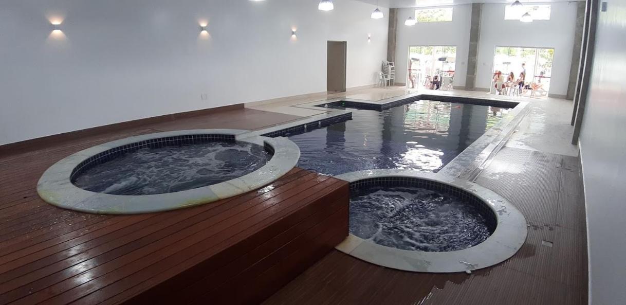 Flat Cavalinho Branco - Vista Do Lago E Piscina Aquecida Águas de Lindóia Exterior foto